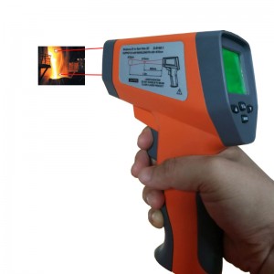 Hot CE digitální LCD ruční laserový infračervený teploměr pistole kontaktní teplotní pistole průmyslový infračervený detektor teploty