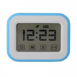 Dotykový displej 24Hours Meter Gauge Alarm Second Clock Timer s přenosným časovačem s magnetem na zeď