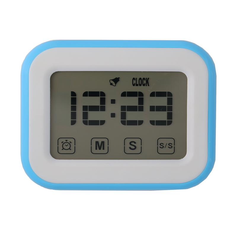 Dotykový displej 24Hours Meter Gauge Alarm Second Clock Timer s přenosným časovačem s magnetem na zeď